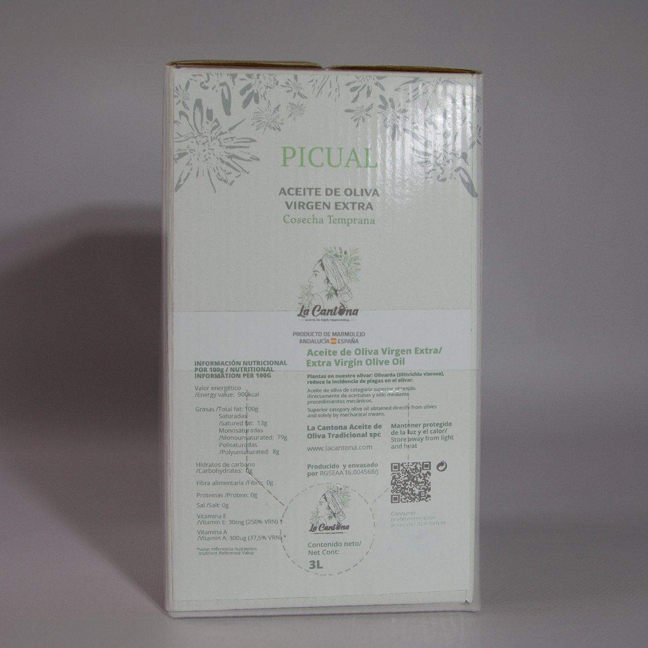 AOVE Picual - Baginbox 3L