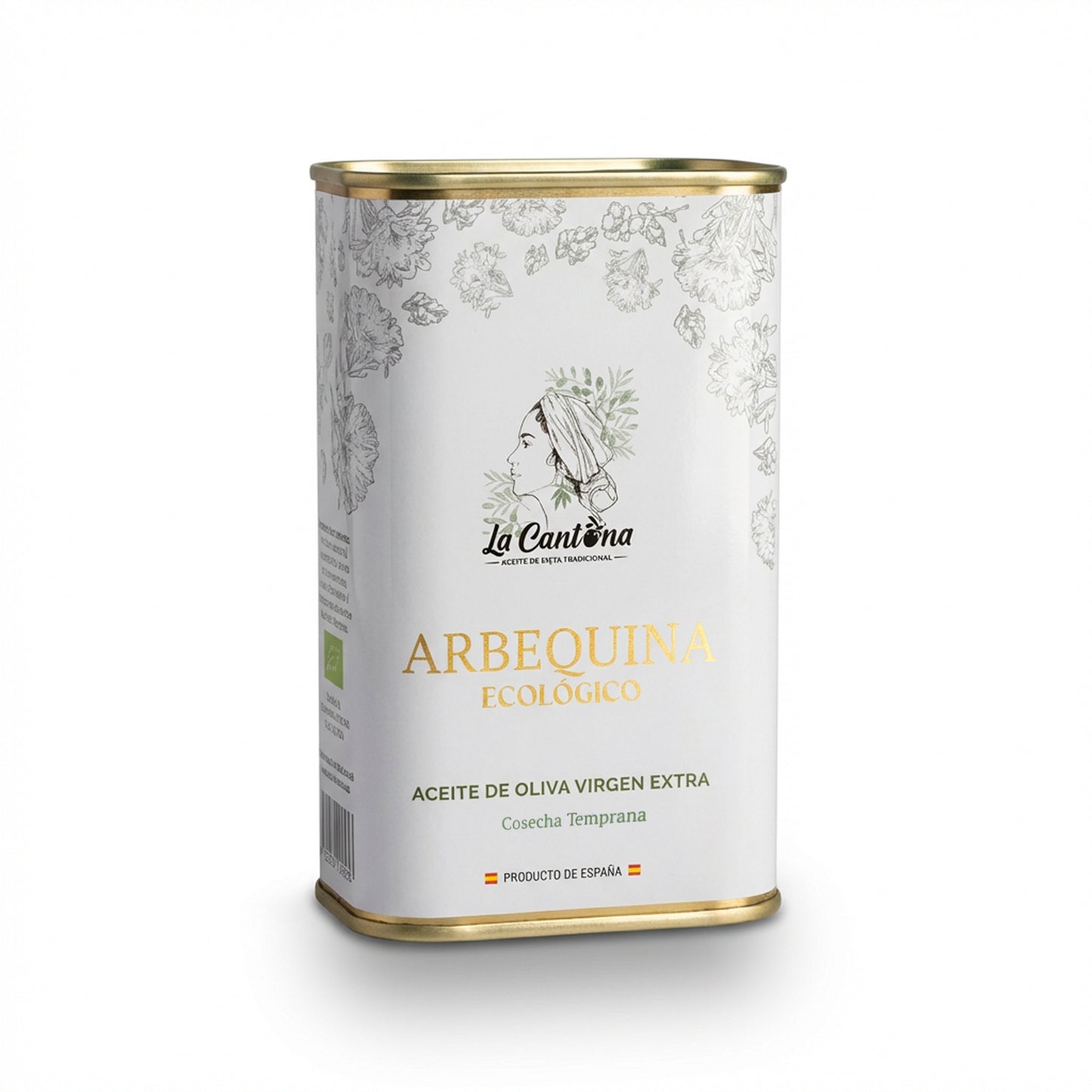 AOVE Arberquina Ecológico - Lata 1L - Cosecha Temprana 2025