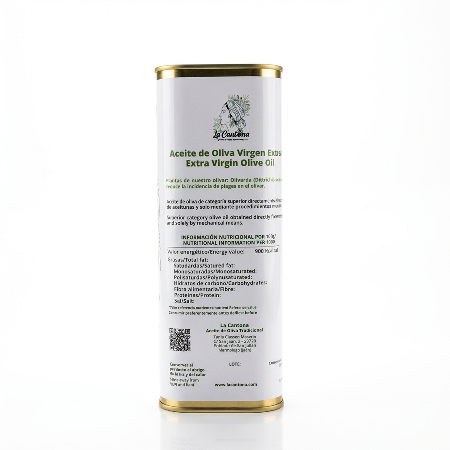 Picual Extra Virgin Olive Oil - 1L Can