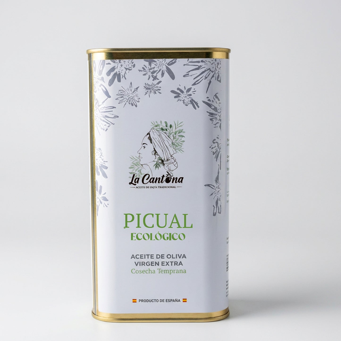 AOVE Picual ecológico - Lata 1L - Cosecha Temprana 2025