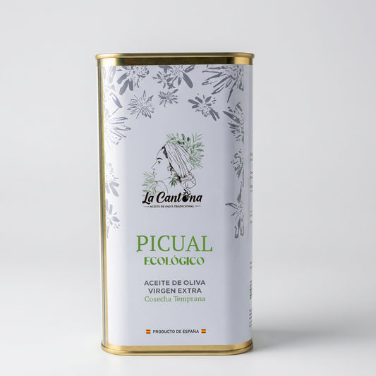 AOVE Picual ecológico - Lata 1L - Cosecha Temprana 2025